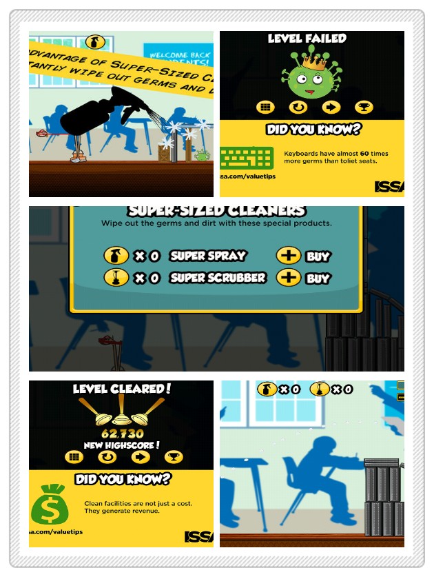 Мобильная игра Angry Janitors («Сердитые уборщики»)