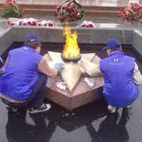 Пресс-релиз: PROFLIN помог подготовить площадь Славы в Самаре к празднованию 9 Мая