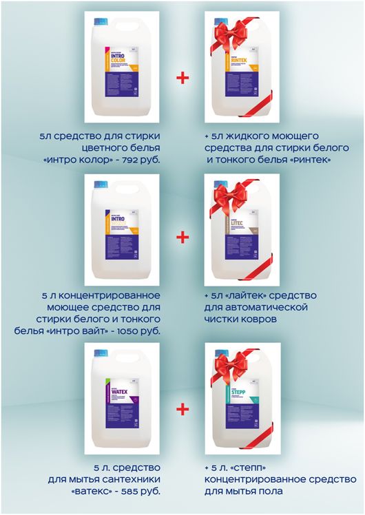 Подарочная химия для клининга от Профлин