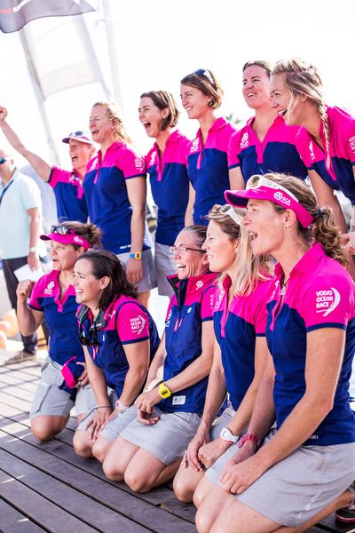 команда SCA собирается финишировать в регате Volvo Ocean Race
